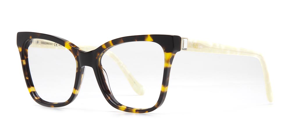 GOLDBERRY Eyeglasses Teenage Woman Rectangular Full-Rimmed Acetate Unfiltered GB 4005-C.02